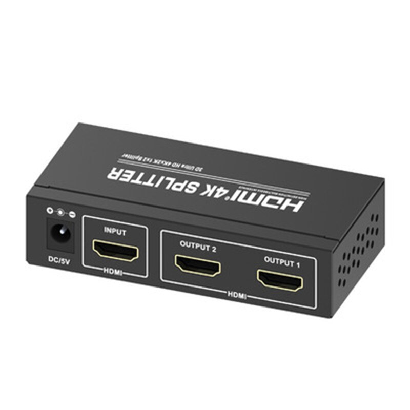 4k 1 x 2 hdmi splitter fuld  hd 1080p hdmi video konverter 1 x 2 skærm split 1 in 2 ud dual display hdcp 3d til  ps4 dvd pc til tv