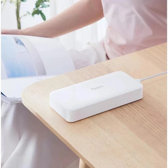 Xiaomi Redmi 20000 Mah Portable Fast Charger USB-C - 18W 2 Output Powerbank Portable Charger Fast charger Portable White