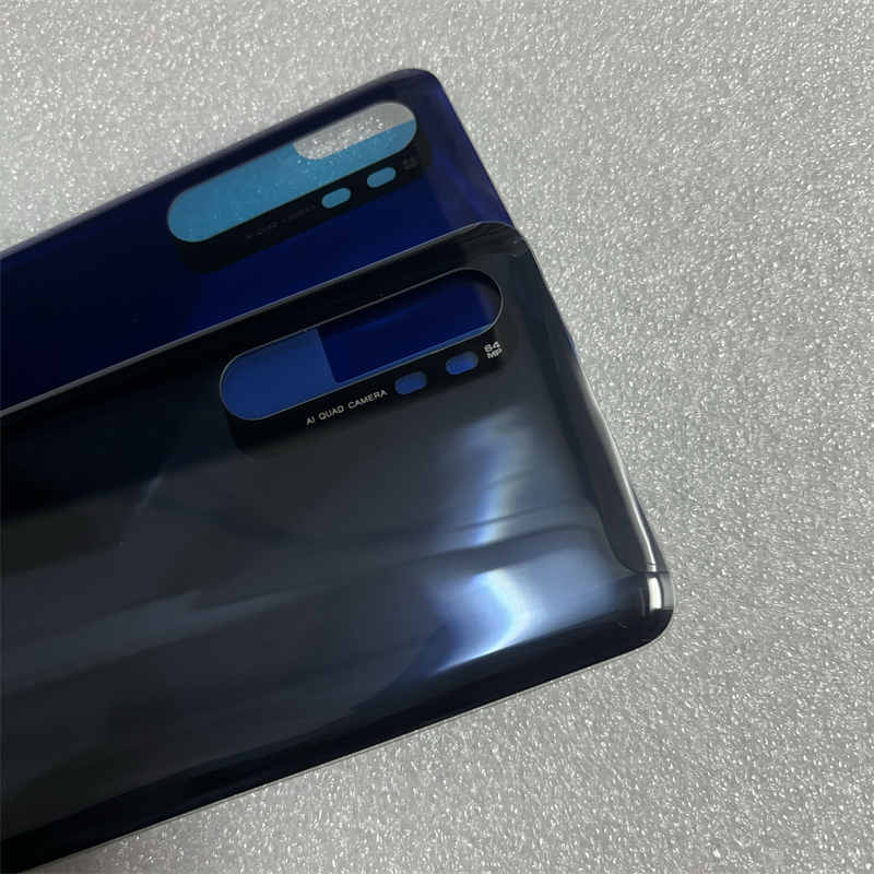 A+ til xiaomi mi note 10 lite batteridæksel bagglaspanel baghus til mi note 10 lite bagbatteridæksel
