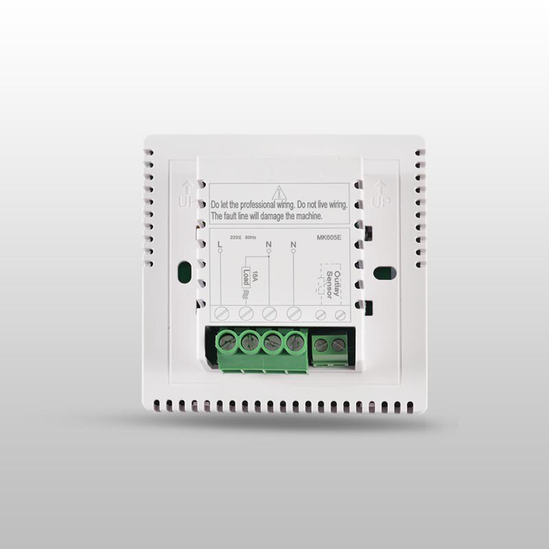 16a 230v elektrisk golvvärme termostat temperaturregulator instrument programmerbar termostat lcd-display sn elektrisk