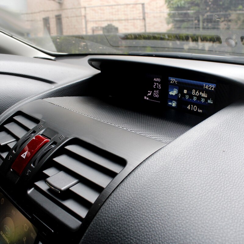 Car Center Console Sticker Instrument Panels Protective Film For Subaru Forester SJ XV Crosstrek GP Auto Accessories