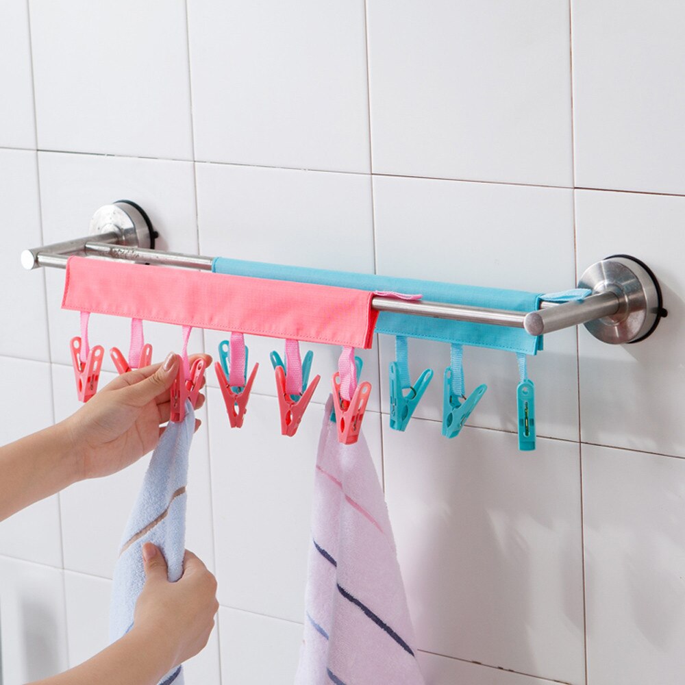 Draagbare sokken droogrek kledinghanger snijder zakelijk reizen draagbare opvouwbare kledinghanger clips hanger haak kledingklem