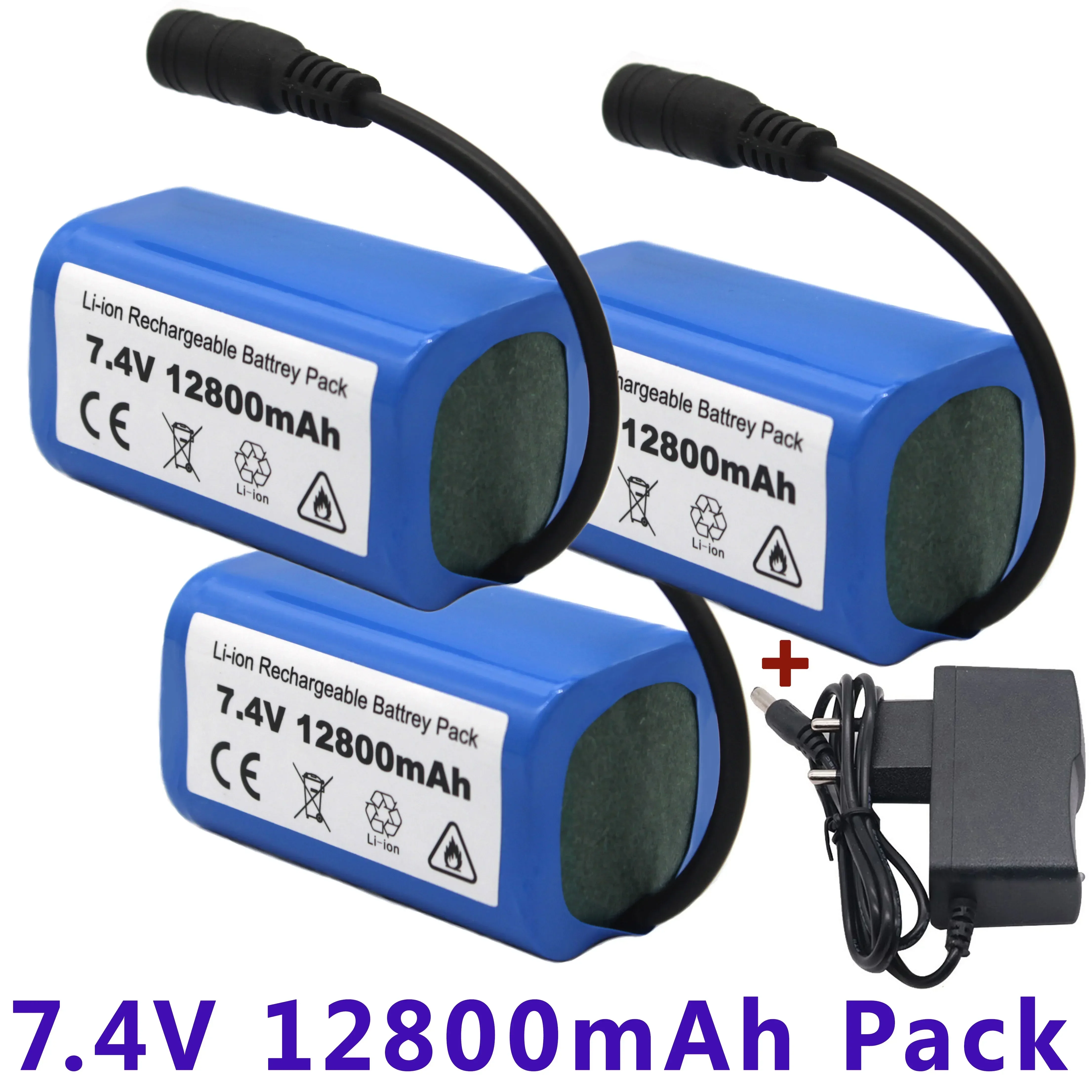 Nueva batería LiPo mejorada, 7,4 V, 12800 MAH, t1882011-5, t888, v007, h18, C18.