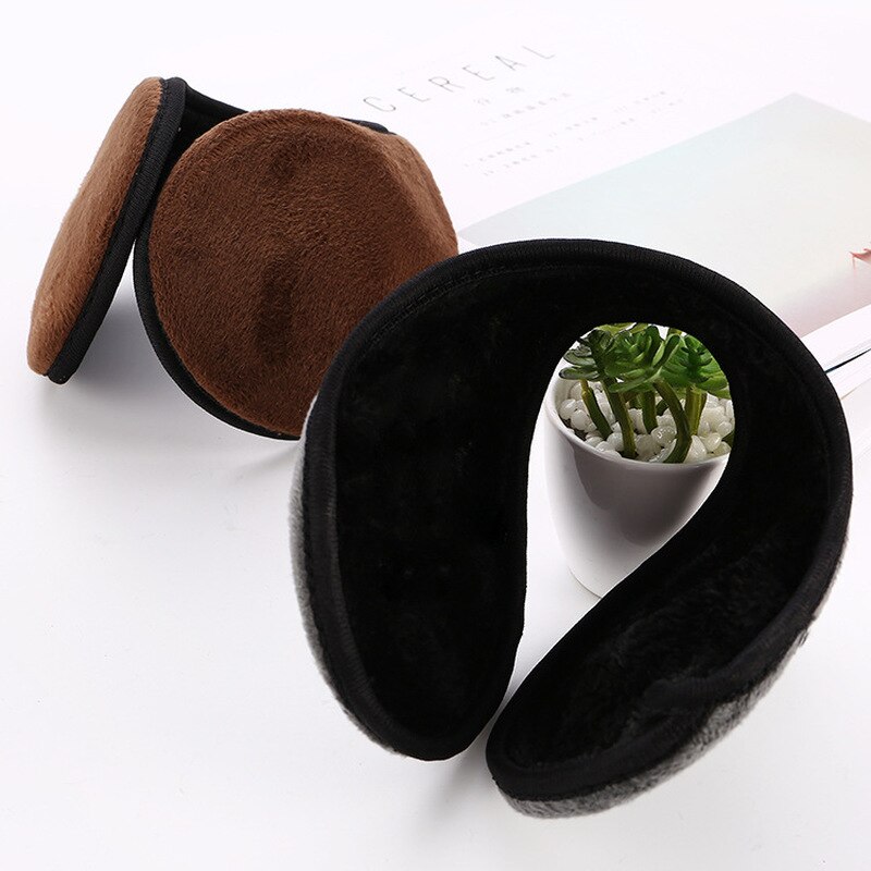 Winter Unisex Men and Women Fleece Warmer Earmuff Warm Plush Cloth Ear Muffs Soft Earmuffs Men's Winter Ear Cover Protector