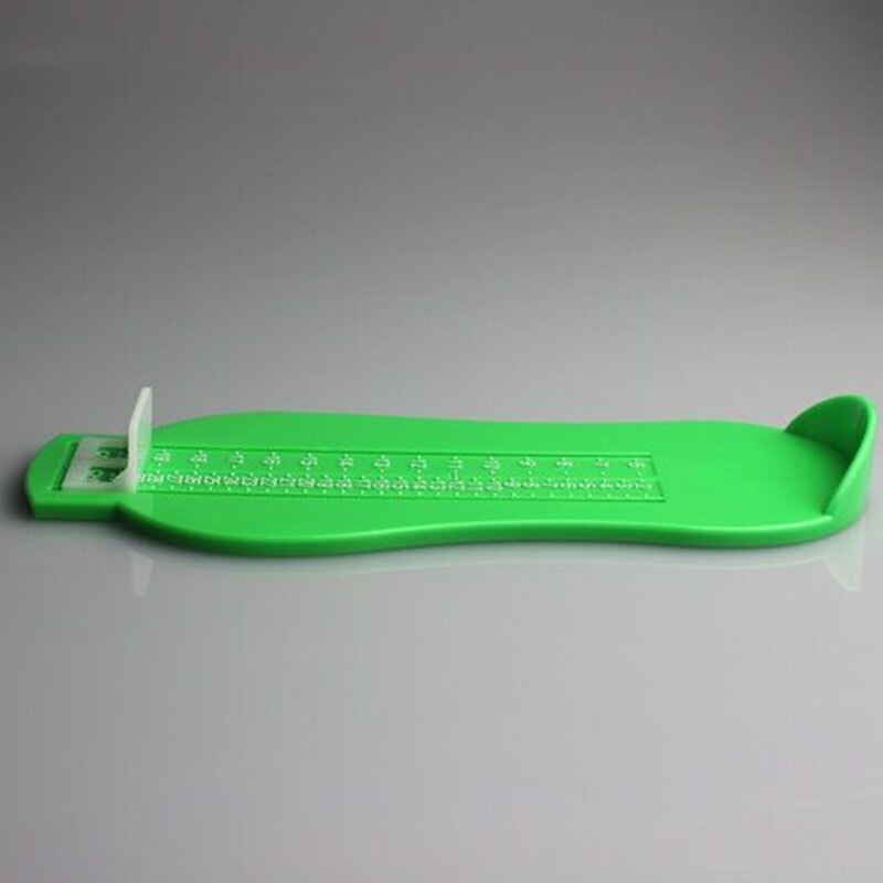 20 cm bébé infantile pied mesure jauge enfant en bas âge chaussures raccords jauge pied mesure chaussures taille mesure règle outil: Vert