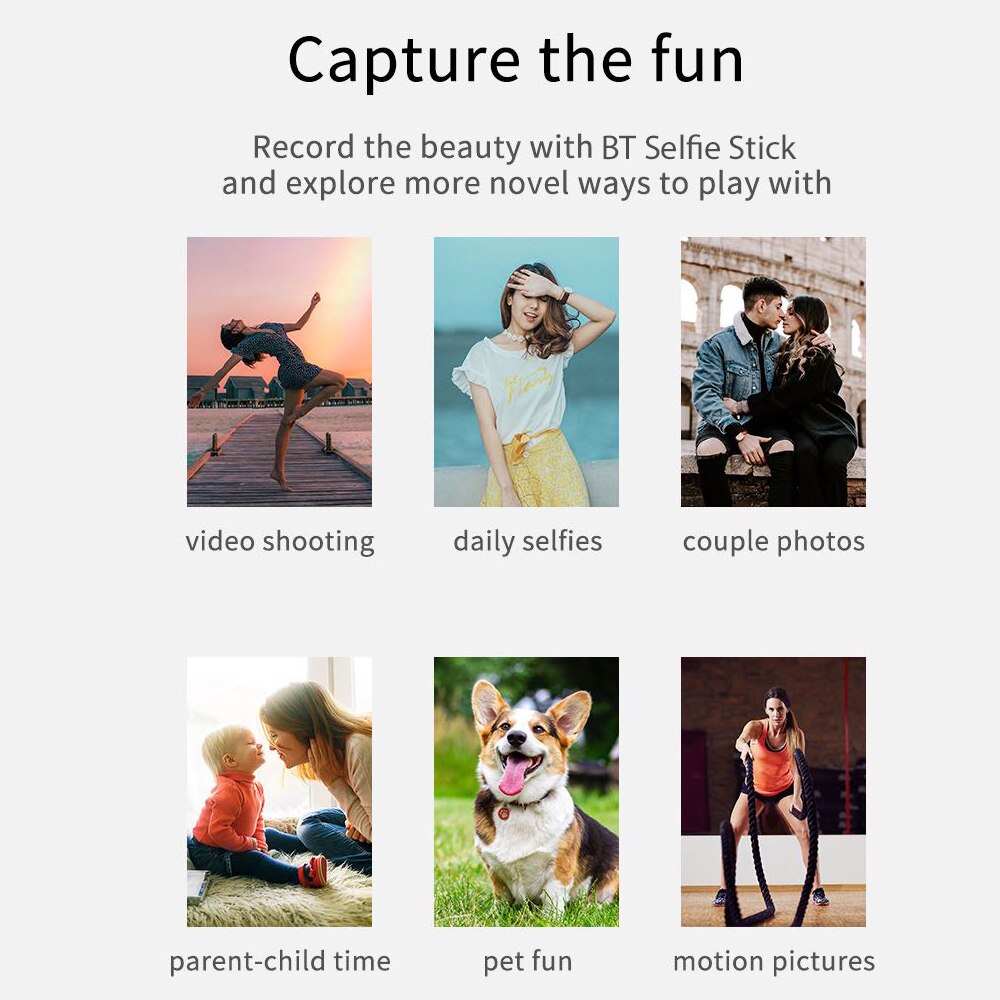 Portable All-in-one Auto Smart Shooting Selfie Stick , 360 Rotation Auto Face Tracking Object Tracking vlog Camera Phone Holder