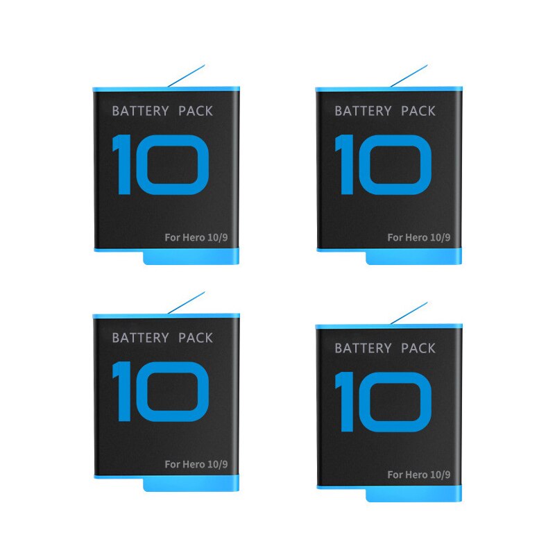 Original TELESIN tauchen fallen Für GoPro 10 9/Akku/Clever Batterien Ladegerät Für GoPro Held 10 9 schwarz Zubehör: 4 Batterie
