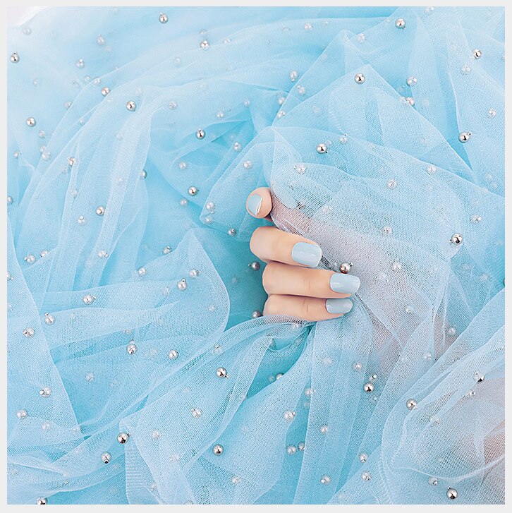 ins Photography Background Cloth Pearl Gauze Photo Studio Props Accessories Backdrop Decoration for Cosmetic Nail oil Phone Case: 0.75x1.0m / Sky Blue