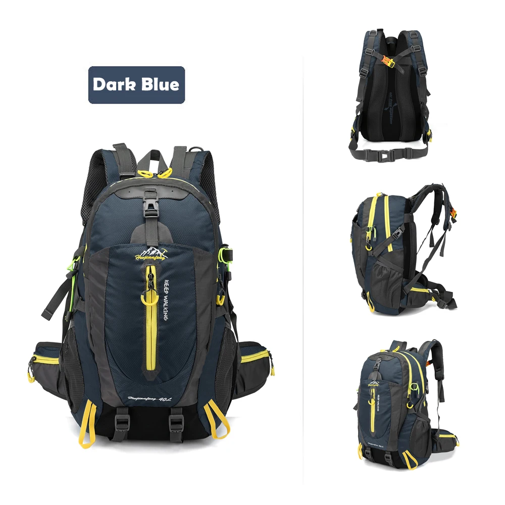 40L Lightweight Outdoor Backpack Waterproof Travel Mountaineering Bag Trekking Climbing Back Bags For Men Women Hiking Supplies