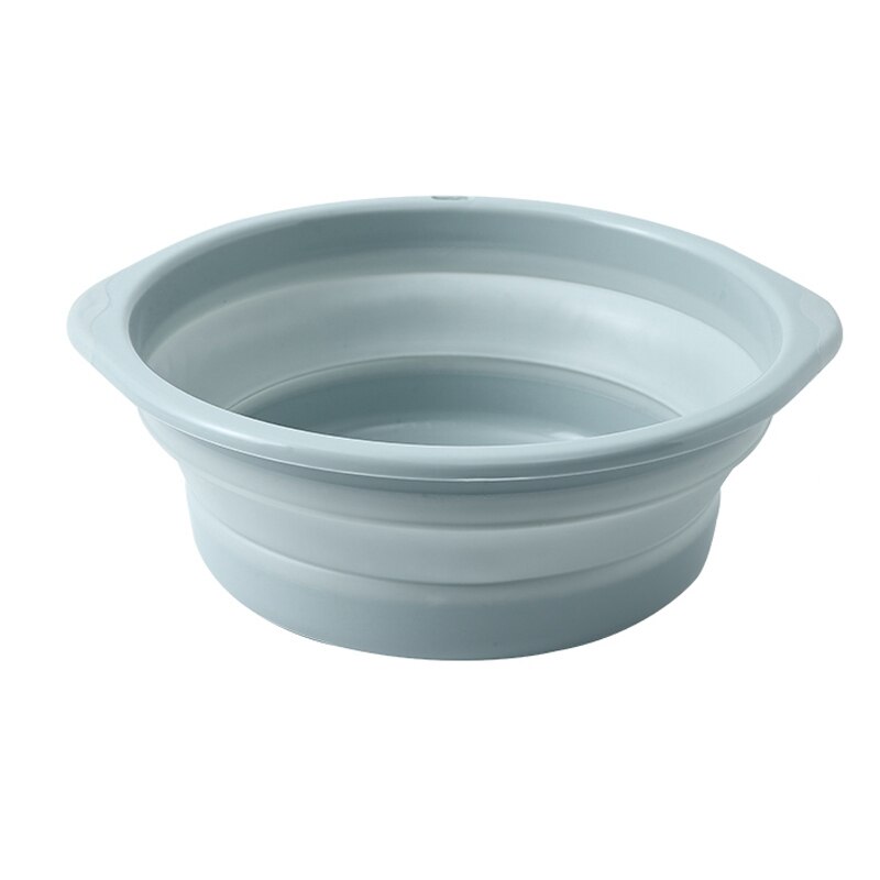 Plastic Folding Basin Portable Wash Basins Folding Laundry Bason Bathroom Kitchen AccessoriesTravel Outdoor Cam Folding Basin: Blue S