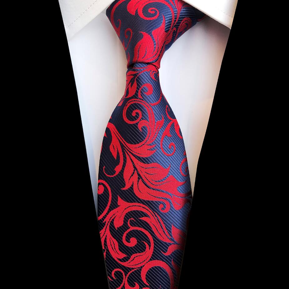 Ricnais-Cravates classiques à carreaux pour homme, 8cm, vert, bleu, tenue de soirée, mariage