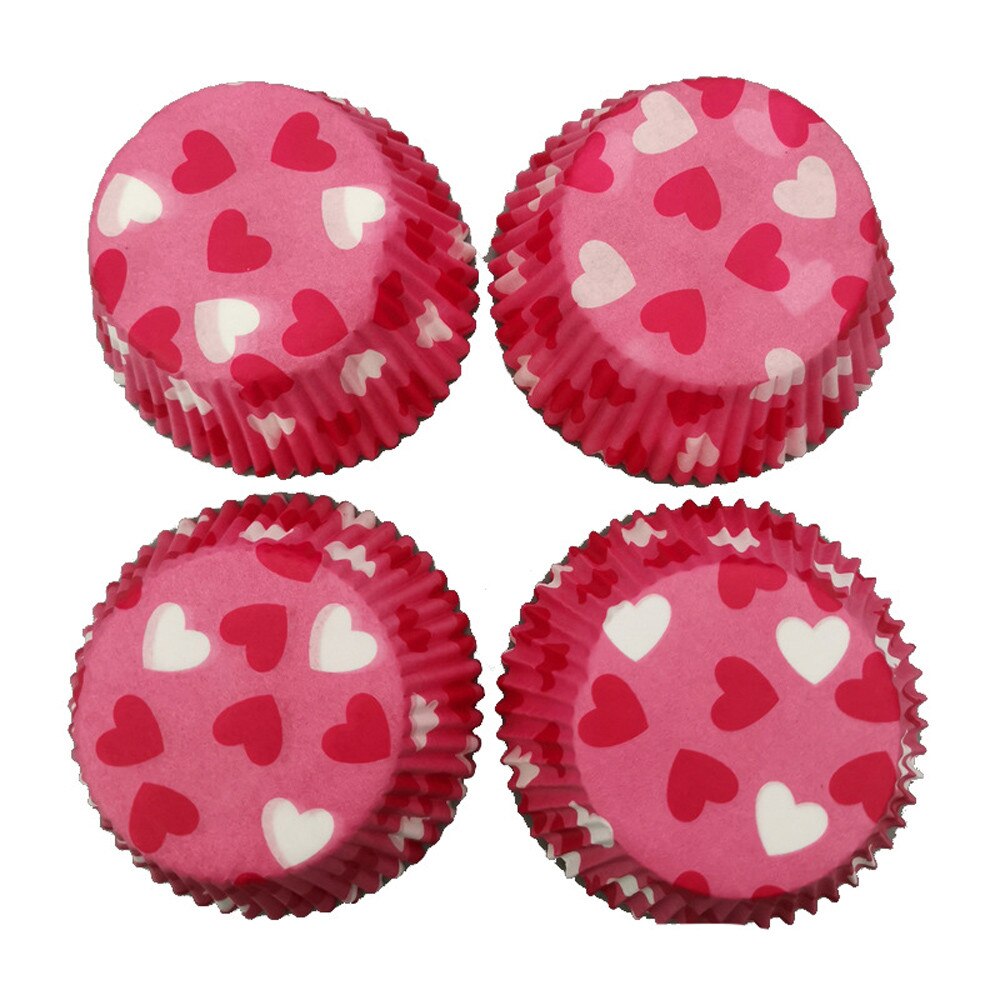 100 stücke Cupcake Papier Tasse Öldicht Cupcake Liner Backen Tasse Tablett fallen Hochzeit Party Caissettes Goldene Muffin Verpackung Papier: D