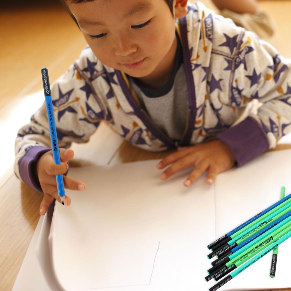 10pcs Useful Drawing Sketch Pencils Durable Artist Pencils Drawing Supply