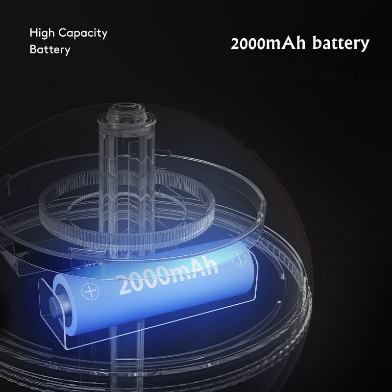 550Ml Usb Aromatherapie Luchtbevochtiger Met Projectie Lamp Oplaadbare 2000Mah Batterij Draadloze Etherische Olie Aroma Diffuser