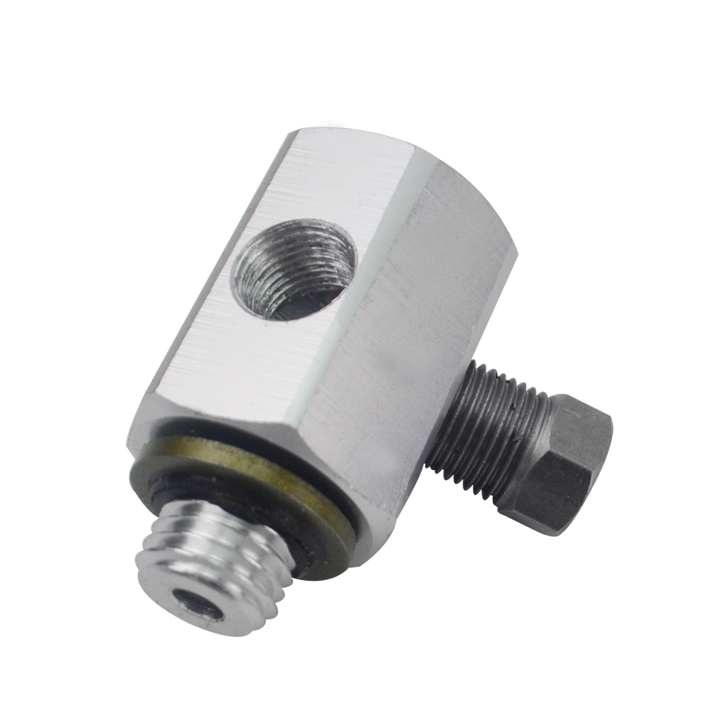 -para BMW Serie 3 E30 E36 adaptador de medidor de temperatura de presión de aceite de 3 puertos T pieza HT-OGA01