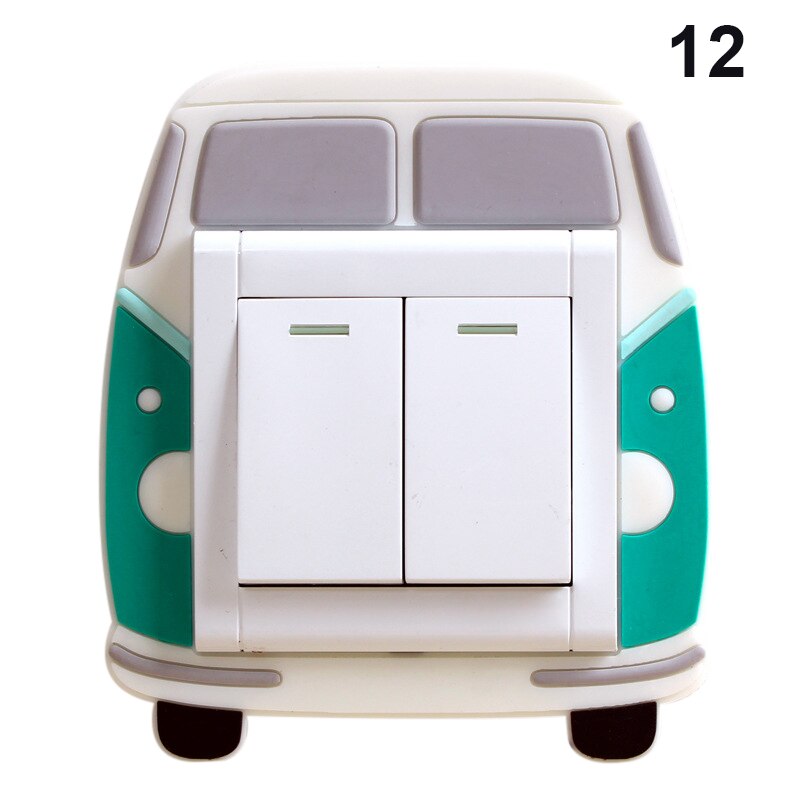 Position Indication Luminous Switch Decoration Sticker Cartoon Wall DIY Decoration Fluorescent Glow in the Dark LB88: 12