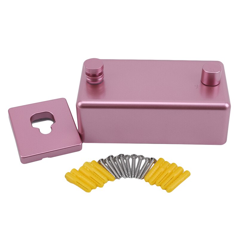 Home 4.2M Steel Wire Invisible Wall Hanger Indoor Retractable Solid Clothesline Retractable Clothesline Clothes Dryer: Pink