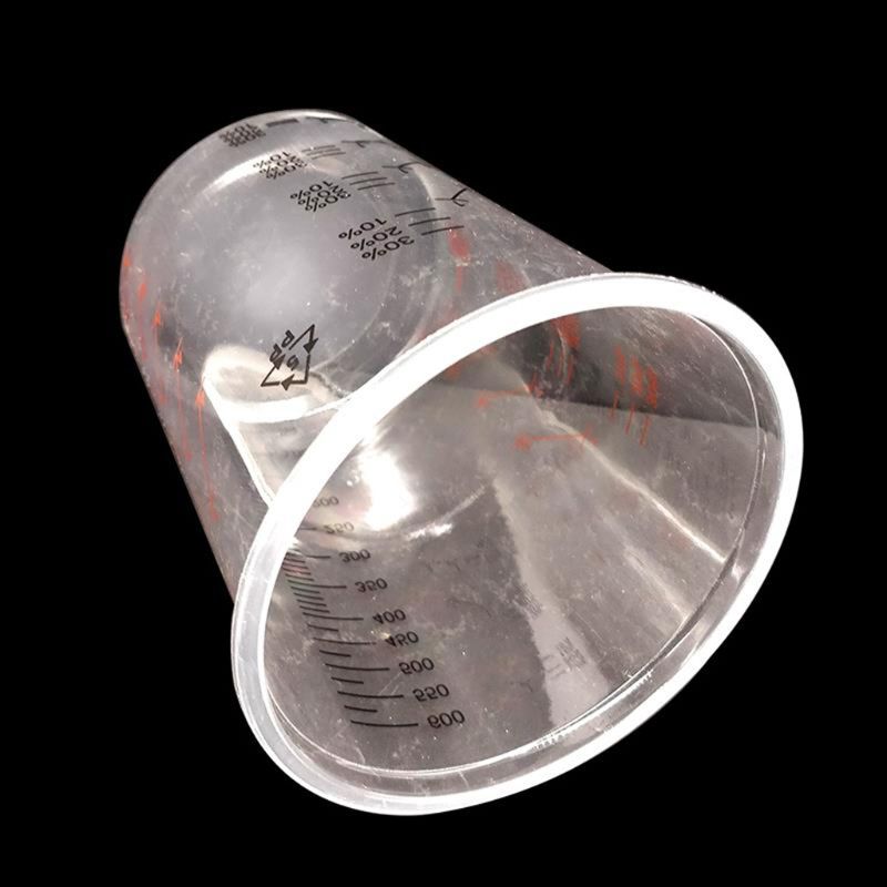 10 stk blandingsbeger av plastmaling 600ml blandingspotte malingblanding kalibrert koppesett  g6dd