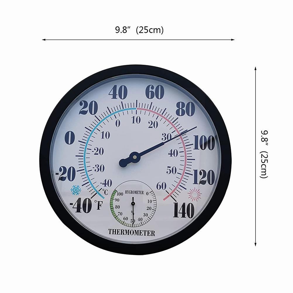 Mechanical Thermometer Meter Outdoor Garden Humidity Hygrometer Gauge Analog H5I0