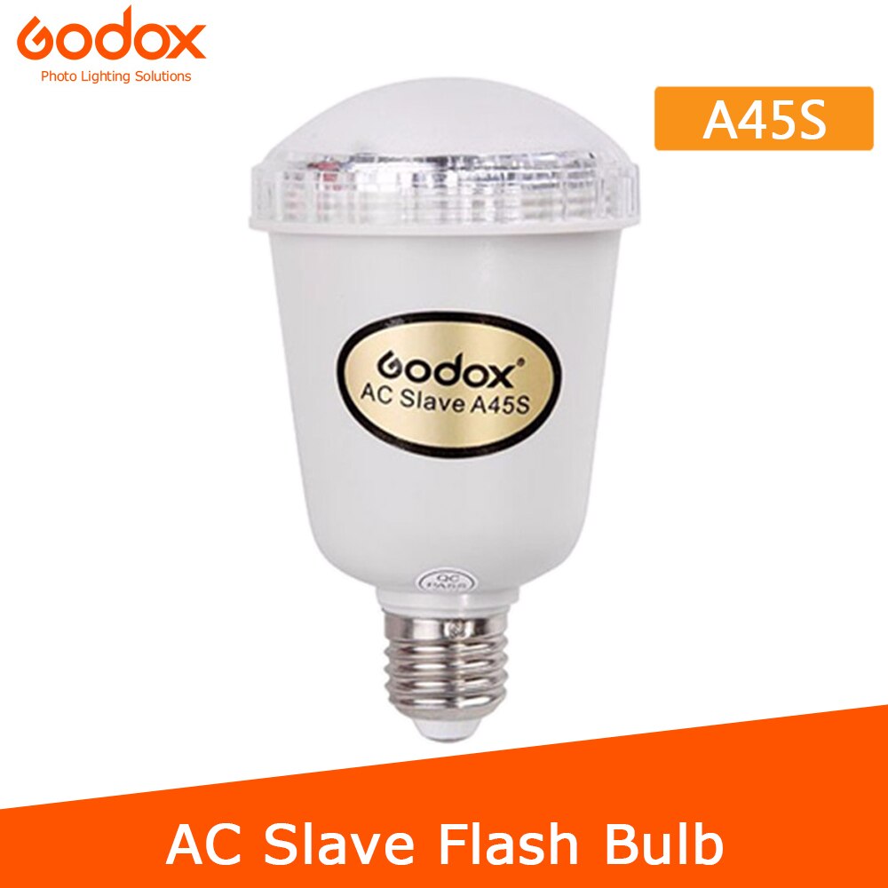 Godox A45S Studio E27 Schroef Ac Slave Studio Flash Strobe Light Bulb