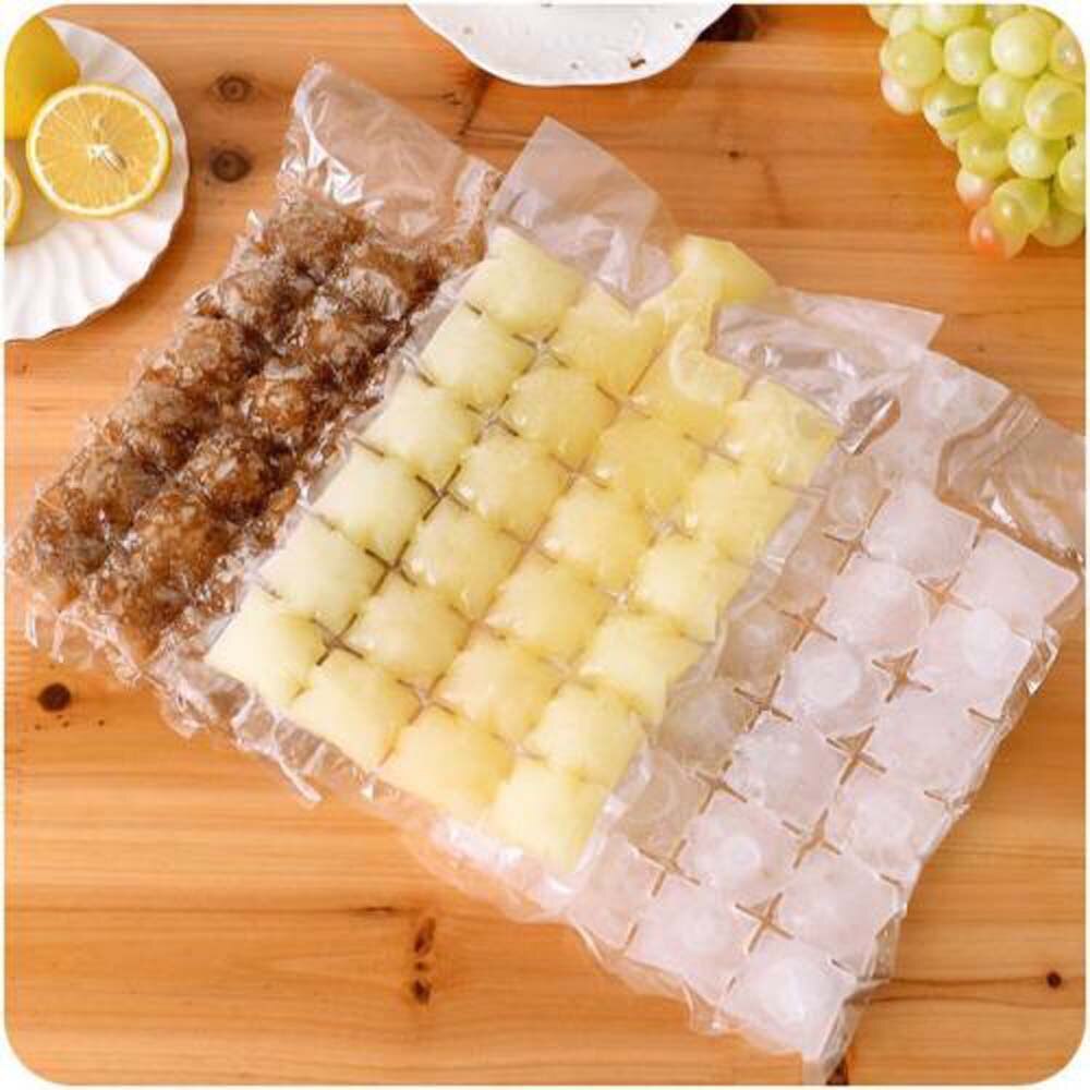 NEUE 10Stck Eis Würfel Schimmel Selbst-Dichtung Eis Würfel Taschen transparent Einweg Schneller Einfrieren Hersteller Eis-tasche Küche Spielereien