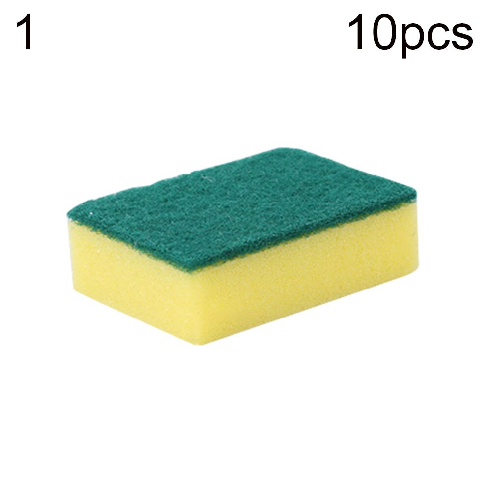 10/20Pcs Household Kitchen Sponge Brush Scouring Pads Magic Sponge Dish Cleaning Sponge Scrubbing Cleaning Pads Cleaning Tools: 10pcs 1