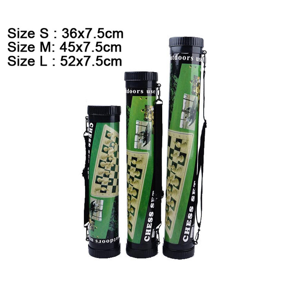 Plastic Chess Set Chessman Cartridge Type International Chess Game Folding Checkerboard Chess Pieces BSTFAMLY I35