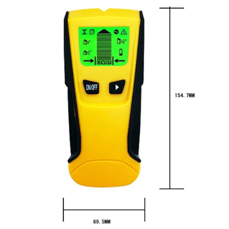 Th210 muurdetector stud metaaldetector houtbalk kolom draaddetectie-instrument inclusief batterij