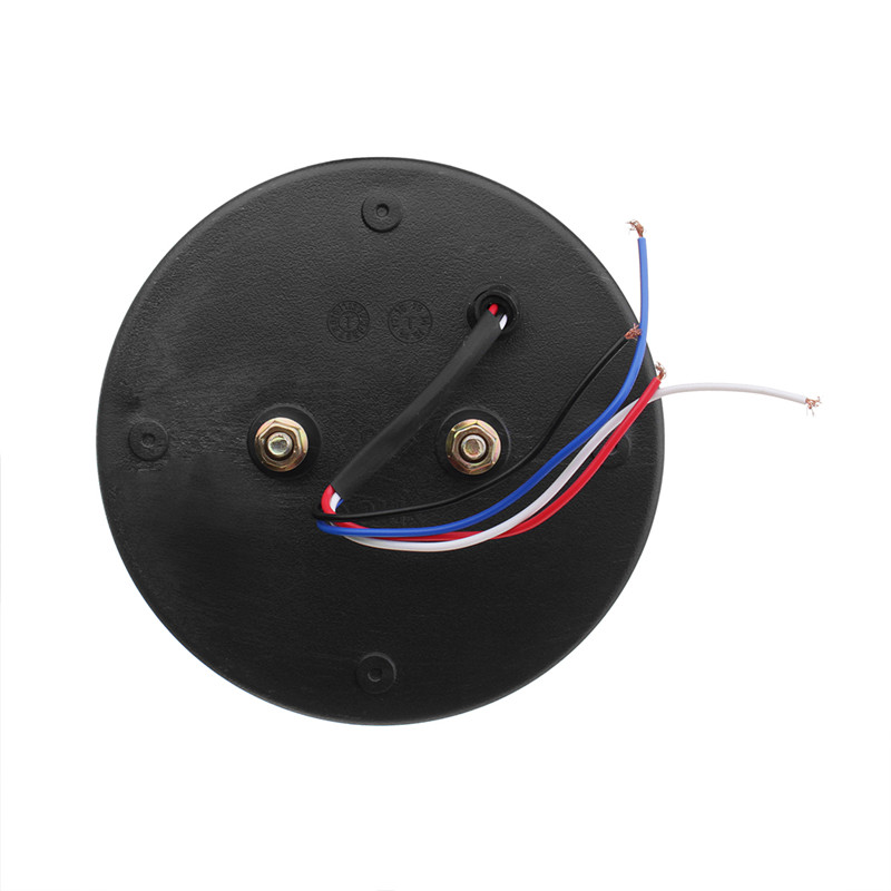 2x 5.5inch Emark 140mm 20 LED Trailer Truck Stop Tail Lights Amber Turn Signal Round Lamp Caravan Lorry Van Rear Light 24v