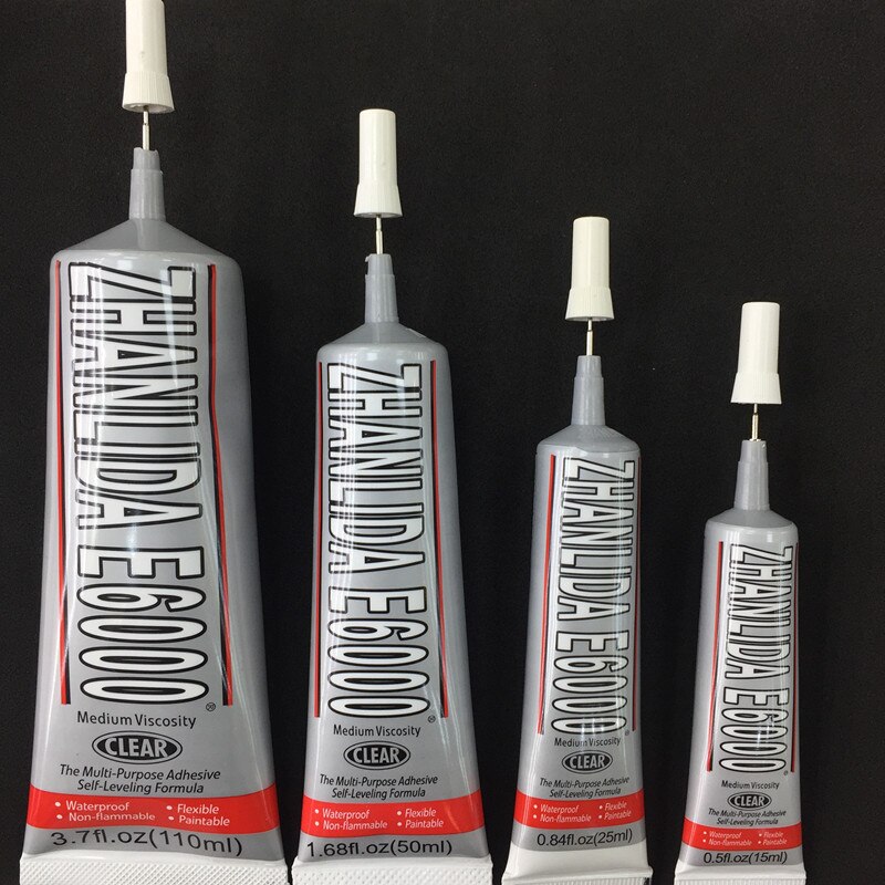 50ml Industrial Liquid E6000 Super Glue Strong Adhesive For Diy Diamond Painting Cloth Metal Fabric Rhinestones Crystal Glass