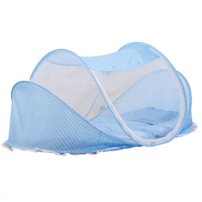 3 pçs/set Bebê Mosquito Net Bebê Recém-nascido Malha Decoração Crianças Dormindo Cesta Berço Colchão da Cama Dobrável Redes YAN002: YAN002B