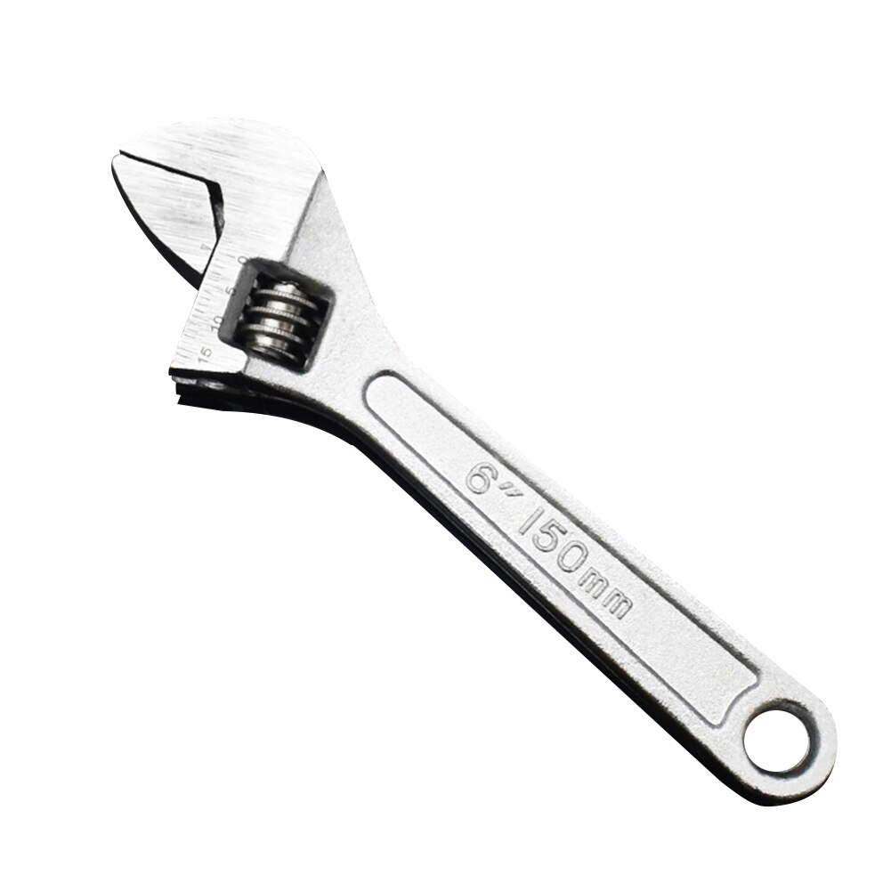 6 inch Adjustable Wrench Steel Universal Spanner Mini Nut Key Snap Grip Wrench Repair Hand Sheet Metal Tools