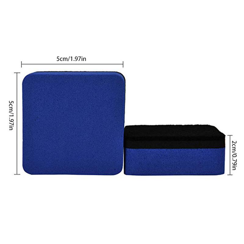 24 pièces bleu magnétique tableau blanc sec gomme tableau noir nettoyants essuie-glace pour salle de classe bureau fournitures scolaires accessoires de bureau