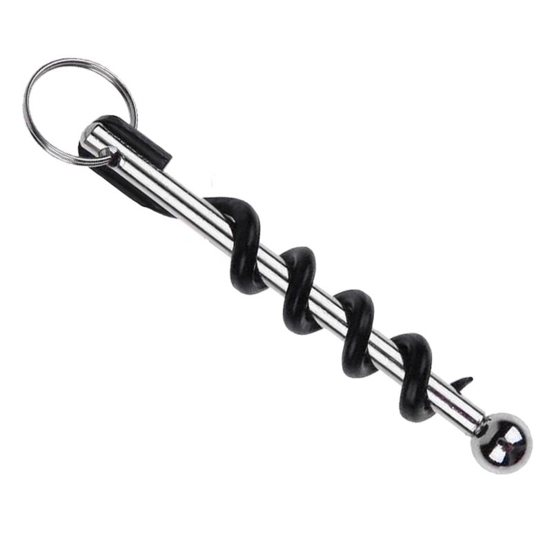 Red Wine Corkscrew Pocket Corkscrew Mini Keyring Chain Beer Wine Bottle Openers Key Chain Portable Outdoor Keychain Openers