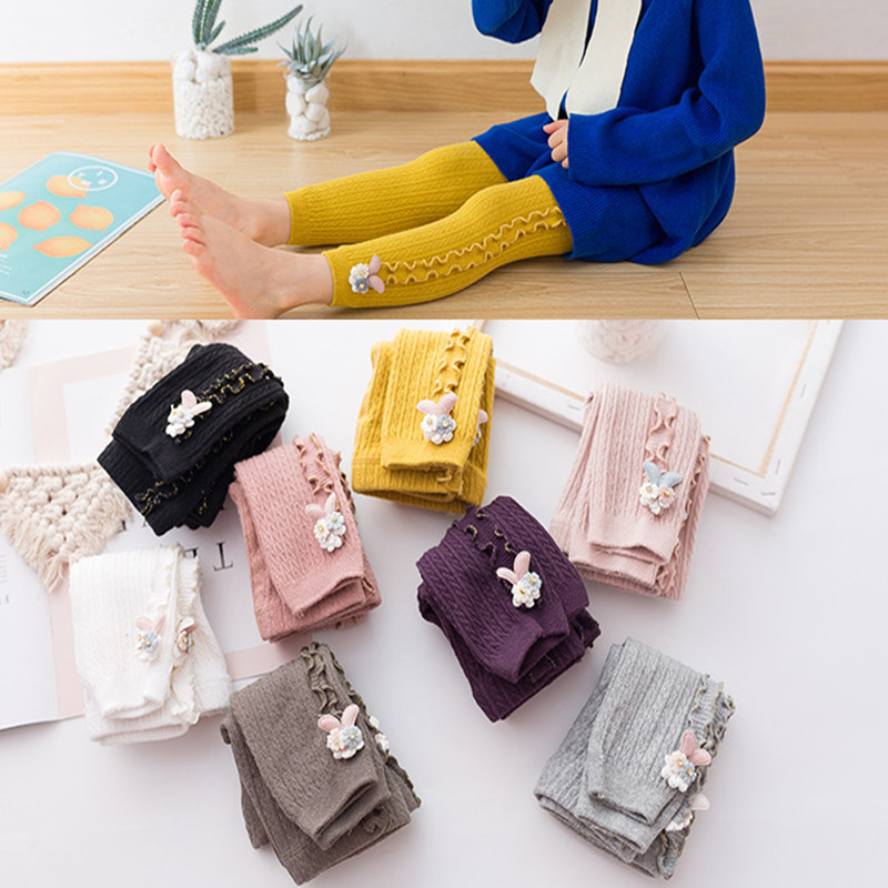 Collant per bambini per ragazze autunno inverno collant per bambini lavorati a maglia Leggings caldi per bambini moda collant per ragazze 0-6 anni nuovo