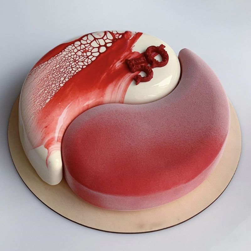 YIN YANG – moules 3D en Silicone, moule de décoration, pour pâte de sucre et bonbons, ustensiles de cuisson Y1QB