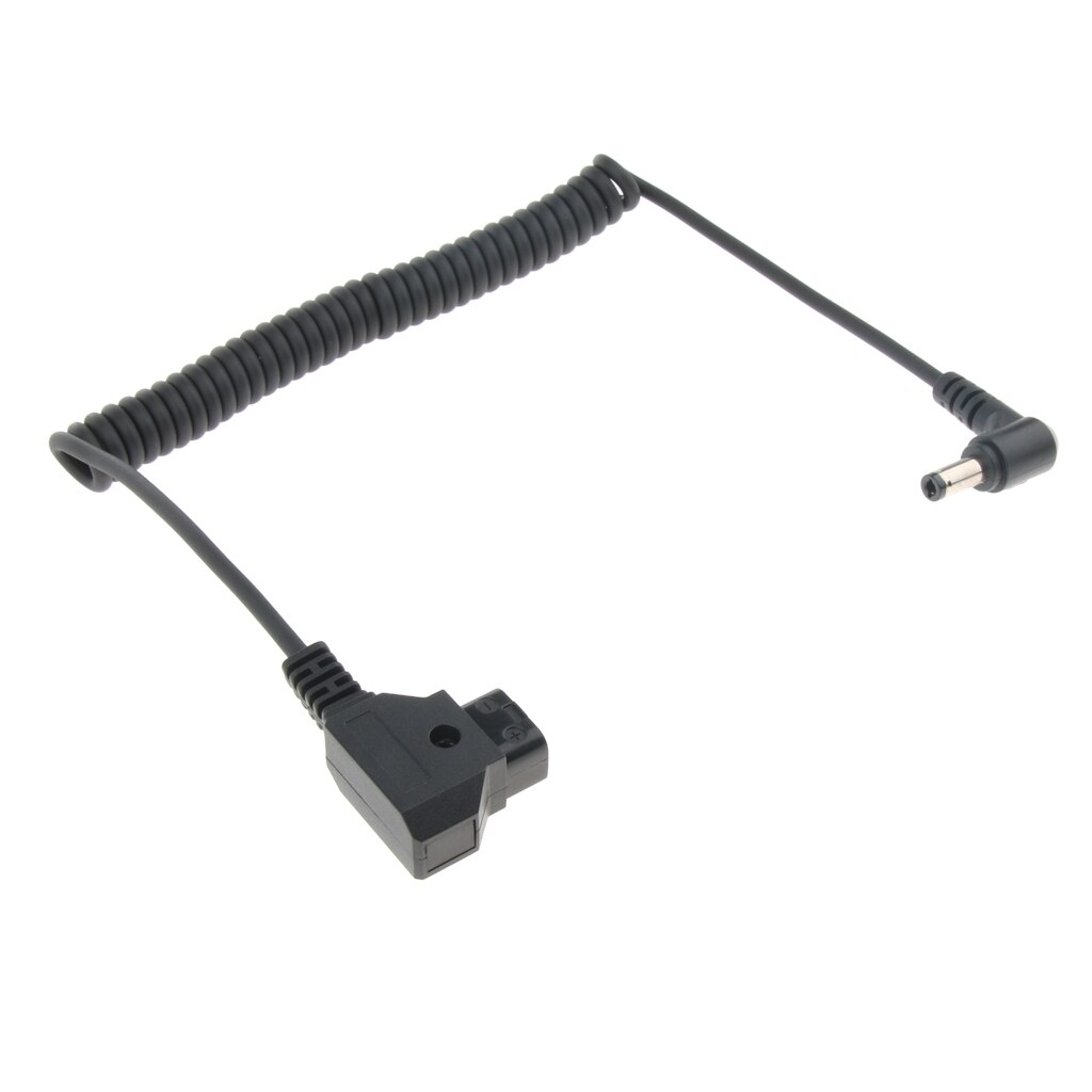 Netzteil Kabel DC Stecker 2,5x5,5mm Rechtwinklig zu D Tap Stecker für BMCC BMPC Kamera Monitor