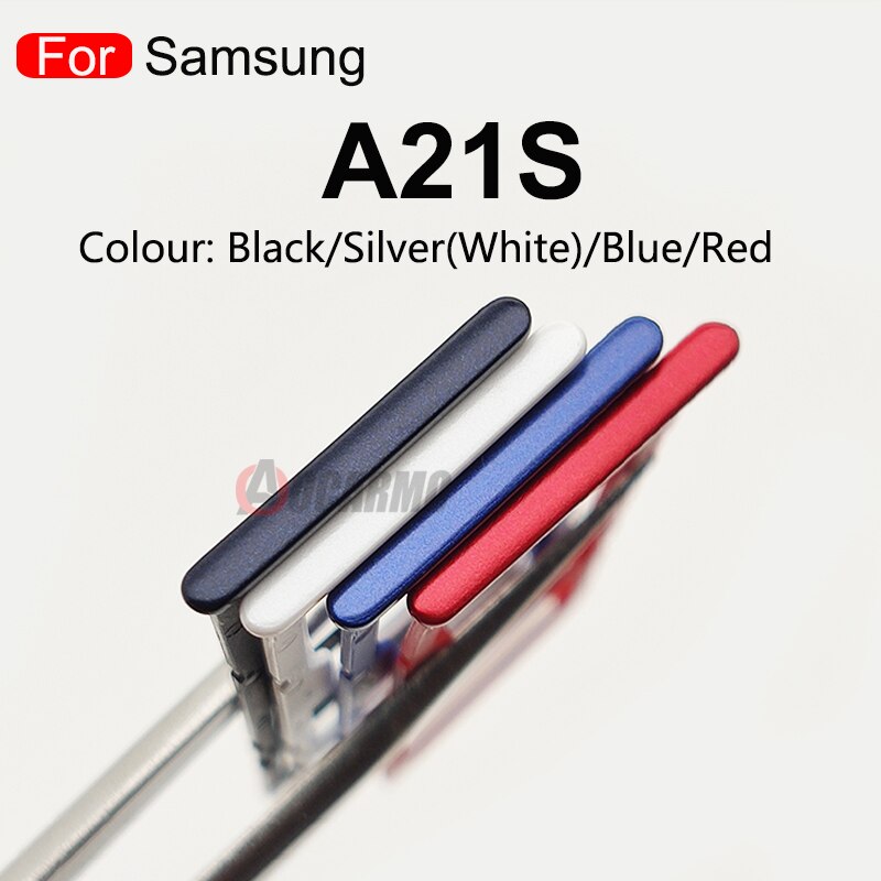 5Pcs/Lot Dual Sim Card Slot Tray Holder Sim Card Reader Socket For Samsung Galaxy A21S A217F A20E A202 A202F A202DS Replacemen