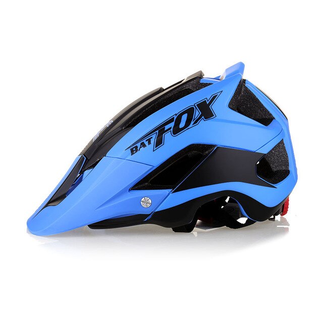 BATFOX Anti-collision Road Fietsen MTB Fietshelm Ultralight Integraal gegoten Fietshelm 56-63cm: blue