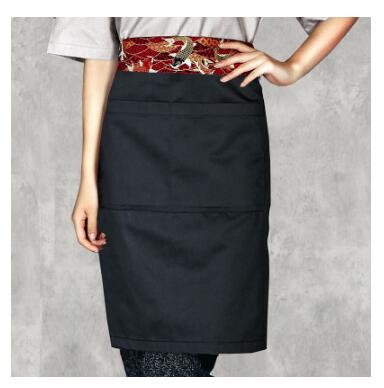 Japanese cuisine apron Man&Woman Restaurant Waiter's apron Sushi apron: Gold