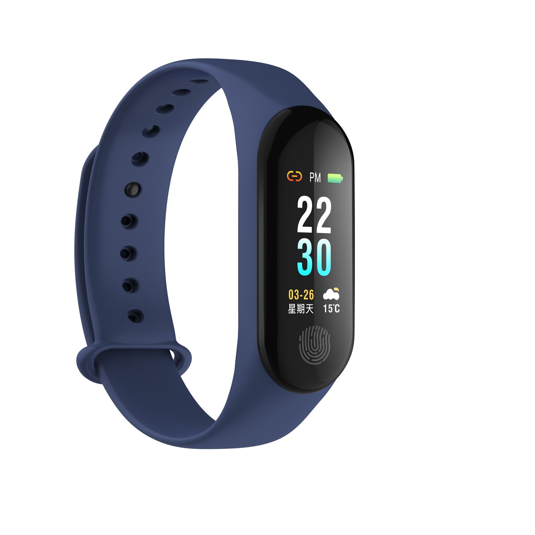 Karue smart rannekoru sykemittari ranneke fitness rannekoru android ios pk xiomi mi band 3 fitbits smart  id107: Sininen