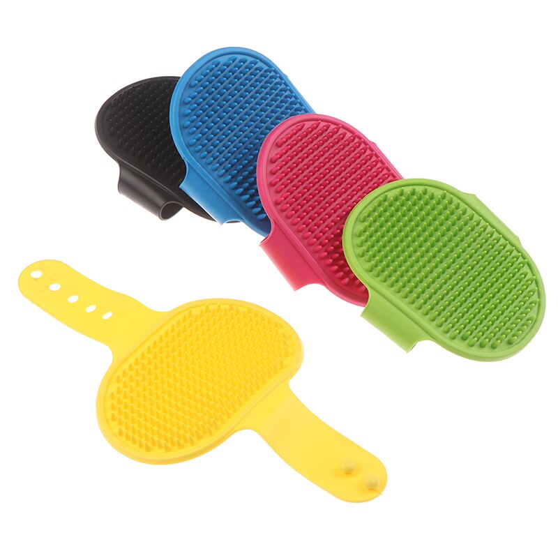 1Pc Pet Hond Kat Bad Borstel Kam Rubber Handschoen Haar Bont Grooming Masseren Massage Mit Huisdier Douche Hond Borstel