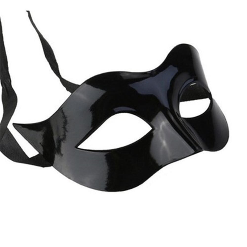 Máscara de baile de graduación para hombre y mujer, disfraz de de Halloween, accesorios de decoración de boda, Sexy, color blanco y negro: 15
