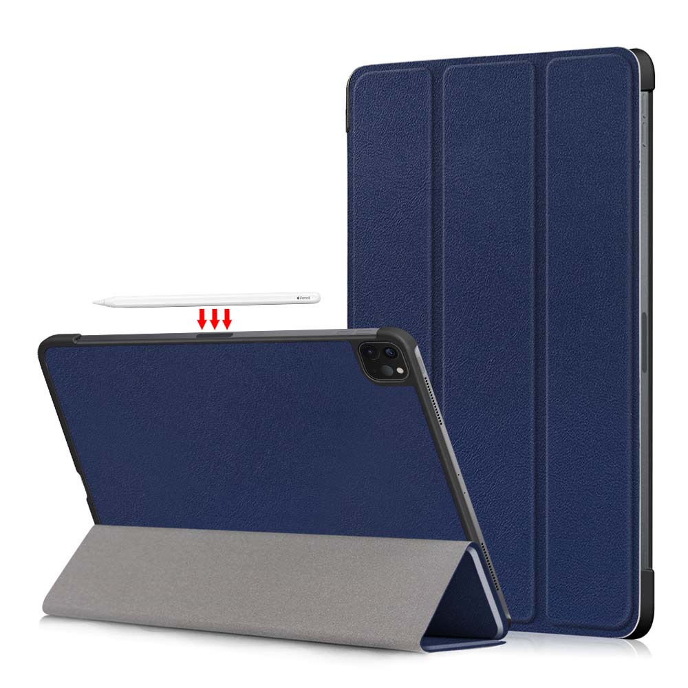 Fodral till ipad air 11  m2 magnetiskt vikbart pu-läder, hårt skal till ipad pro 11 , 13 -tums air 13, surfplatta: 5 / Vit