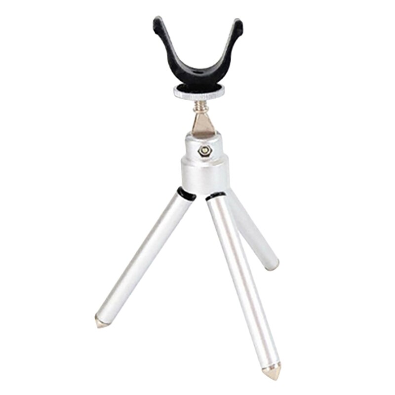 Folding Fishing Rod Pole Holder with Telescopic Triple-Cornered Bracket for Winter Ice Fishing Tackle Tool
