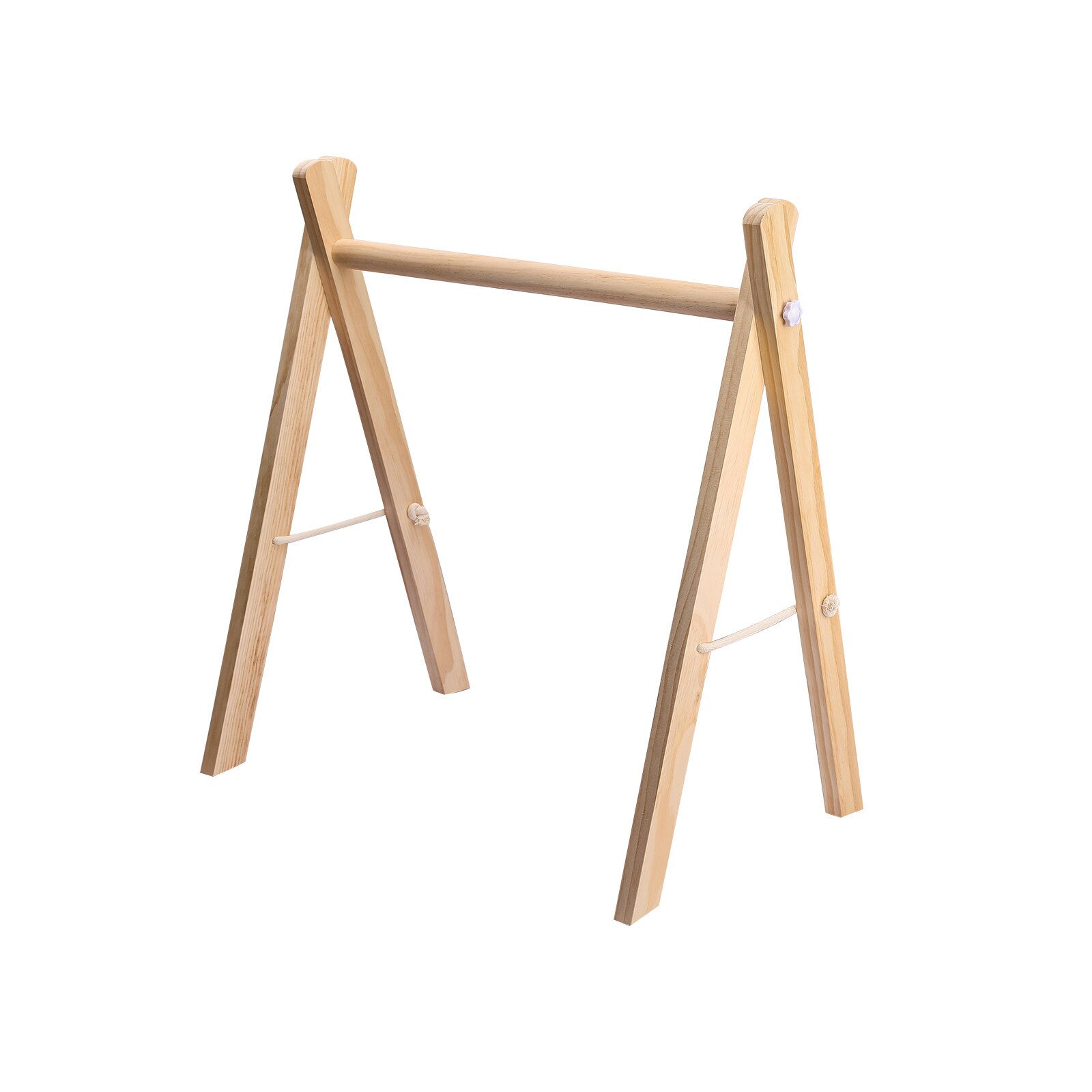 Baby Gym Hout Haak Cartoon Dier Alpaca Beukenhout Kinderziektes Speelgoed Play Gym Set Kraamcadeau Speelgoed Voor Pasgeboren: Fitness frame