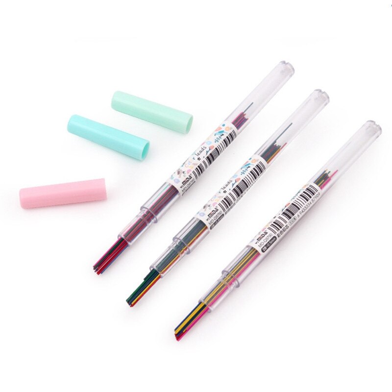 15pcs/set Colorful Mechanical Pencil Lead 0.5 /0.7 Mm Art Sketch Drawing Colored Lead School Office Supplies: 0.7mm