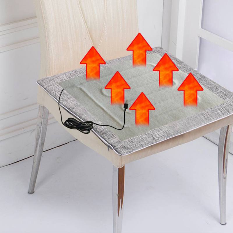 USB película de calentamiento invierno eléctrico infrarrojo Fever calor Mat ropa almohadilla calentadora de fibra de carbono almohadilla de calefacción calentador de manos