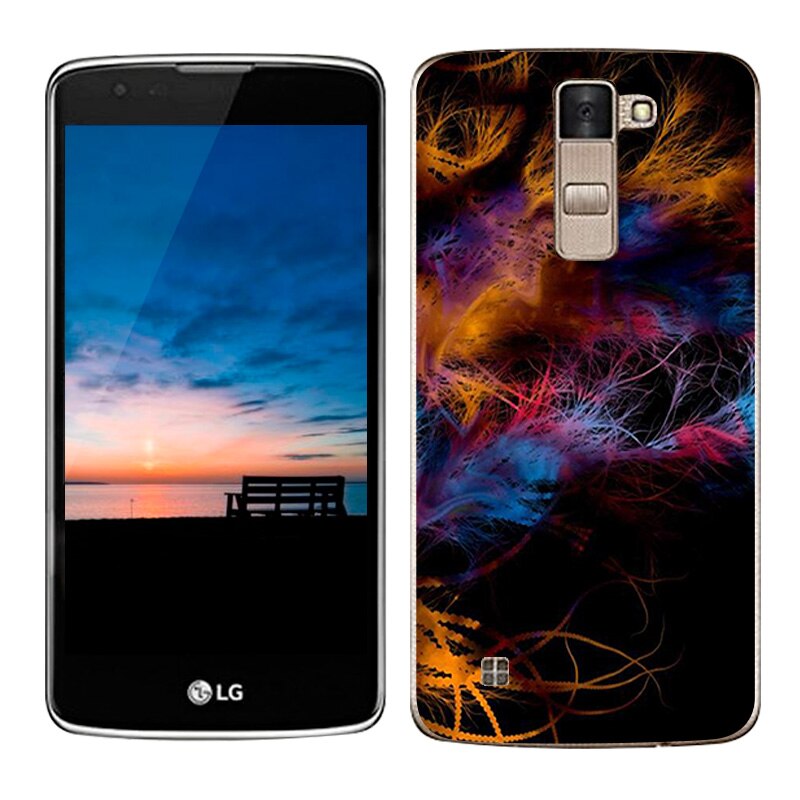 Luxury Case For LG K8 Lte K350 K350E K350N Covers Scape Painted Silicon TPU Soft Cover For LG K8 Phone Cases 5.0 Capa: 11