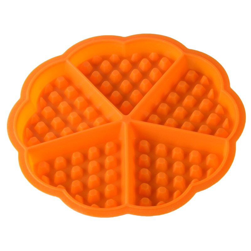 Verdickt 5-Stück Herz-Förmigen Silikon Waffel bilden Backofen Mikrowelle Cookie Cutter Haushalt Kuchen Backform DIY: 3